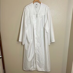 Jostens BDG Collection White Unisex Graduation Gown